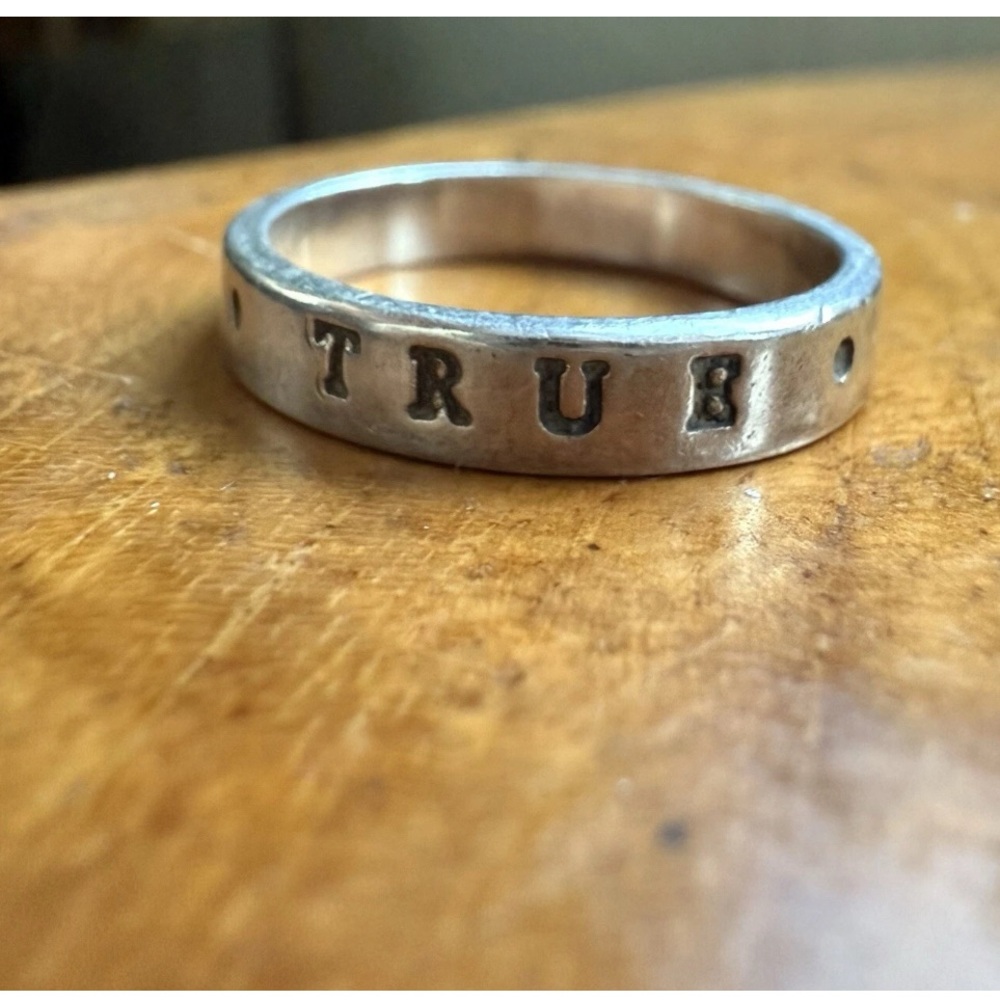 Bob Siemon True Love Waits Purity Band Size 8 Sterling Silver 925 Ring